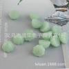 10*7mm imitación nacional checa glaseada dosel de loto imitación jade accesorios semilla de loto adorno antiguo horquilla hecho a mano material diy