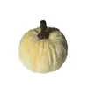 Decoración de Calabaza Simulada 5-6 cm, Adorno de Calabaza de Terciopelo para Halloween, Festival de la Cosecha, Acción de Gracias, Decoración del Hogar