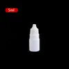Atacado 3-5-10-15-20-30-50-100 ml frasco conta-gotas pequeno frasco para colírio de PE frasco plástico portátil