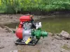 Bomba de agua portátil agrícola de gasolina pequeña bomba de agua elevación de 2 pulgadas cuatro tiempos presurizada riego riego estanque de peces de vegetales aireación