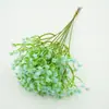 Flores Artificiais de Gipsofila Única para Decoração de Casamento, Arranjo de Flores para Auditório, Buquê da Noiva, Flores Artificiais Falsas