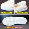 Zapatos Blancos de Piel para Mujer, Nuevo Modelo 2026, Zapatos Planos Casuales Slip-On para Primavera y Otoño para Mujeres Embarazadas