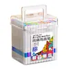 Los marcadores acrílicos son lavables, se pueden superponer, son resistentes al agua, de secado rápido, adecuados para pintar a mano, bolígrafos de acuarela para manualidades y son ideales para libros de dibujo