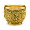 Popular Jarra de Dinero de Latón para Atraer Riqueza, Jarra de Arroz, Jarra de Monedas, Jarra del Tesoro, Adorno de Artesanía de Cobre para Escritorio de Oficina