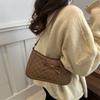 Bolso Cuadrado Pequeño Transfronterizo Moda Versátil Sencillo 2025 Nuevo Primavera Textil Bolso de Hombro/Axila para Viajar