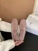 Nuevos Zapatos de Gel Cortados Transparentes de Cristal Planos Zapatos para Mujer 2025 Verano Diseño de Nicho Sandalias Planas