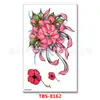 Pegatina de Tatuaje Pegatina de Tatuaje para Mujer Flor Brazo Medio Brazo Set de Pegatinas de Tatuaje