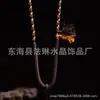 Collar con Cuerda de Nudo de Diamante Tejido a Mano diy Cuerda de Algodón de Xizang Lanyard para Cuello de Thangka Buda Portátil Estilo Chino