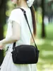 Bolsa transversal multicamadas da moda para mulheres, estilo coreano simples, mochila à prova d'água, nylon, compacta, bolsa de ombro feminina, bolsa pequena resistente à água