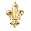 B- 420 esquina decorativa de esquina de esquina decorativa para muebles imitación oro pieza de esquina de esquina de caja de madera de varilla de hierro 53*33MM
