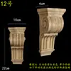 Madera maciza madera europea calcomanía de talla de madera pilar capitel viga soporte pared de fondo armario gabinete pasillo apertura mate cabeza de flor decorativa ménsula