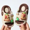 Pantuflas infantiles de capibara para niños, nuevo modelo 2026, sandalias de verano para niñas, antideslizantes y antiolor para interior y hogar