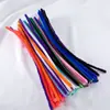 Palitos Twist Enrolados Cor Macaron Série Kit de Material para Buquê DIY Hastes de Chenille Brinquedos Manuais para Jardim de Infância