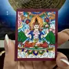Gran Venta Tíbet Nepalero Puro Pintado a Mano Thangka Ocho Guardianes del Zodíaco Núcleo de Tarjeta 4*5
