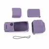Case Protetor Rosa Dji Pocket3 Case de Silicone para Câmera Osmo Case Protetor Dji P3 Case Anti-Risco