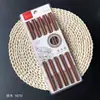 Palillos de Madera Maciza al por Mayor para el Hogar Madera de Ala de Pollo Madera de Hierro Sándalo Rojo Palillos Palillos de Bambú Vajilla de Cocina Sin Pintura Sin Cera Comercial Supermercado