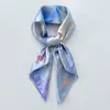 Pañuelo Cuadrado Original Pintura al Óleo Personalizado 70% Seda Estampado Digital Pañuelo de Seda Nuevo Pañuelo para la Cabeza Pañuelo para el Cuello Multiusos Fábrica de Pañuelos de Seda