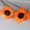 Buquê de crisântemo selvagem simulado decoração para sala de estar sala de jantar arranjo de flores artificiais material buquê de crisântemo selvagem adereços para fotos atacado