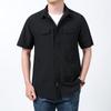 Camisa de manga corta de secado rápido para hombre, personalizada, transpirable para exteriores, multibolsillos, holgada, táctica, de trabajo, fabricante