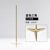 Accesorios para soporte de modelos: Placa cuadrada popular de acero inoxidable engrosada tipo espejo, base triangular con ruedas universales para exhibición de modelos