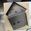 Fábrica de conectores y accesorios de escuadra de instalación rápida para invernaderos, orejetas colgantes, instalación y fijación de tubo cuadrado de acero inoxidable, tubo cuadrado universal.