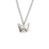Collar con colgante de cabeza de perro Kulomi de dibujos animados para mujer, regalo para pareja de estudiantes japoneses y coreanos, diseño de nicho