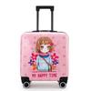 Maleta Trolley Infantil de 20 pulgadas con Dibujos Animados Bolsa de Viaje para Estudiantes de Primaria Rueda Universal Contraseña Maleta de Mano Portátil