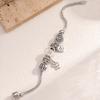 Pulseira de Contas Cobra Vazada Simples Versátil de Moda Europeia e Americana Transfronteiriça AliExpress Pan Família Personalidade