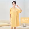 2026m Bata de Noche de Algodón Tencel Estilo Nuevo para Mujer, Ropa de Dormir de Verano de Longitud Media sin Mangas que se Puede Usar Afuera como Ropa de Salón para Mujer