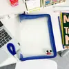 Bolsa Transparente de Gran Capacidad para Archivos A4, Bolsa Portátil con Cremallera para Exámenes de Estudiante, Bolsa de Almacenamiento para Libros de Texto y Documentos de Estudiante Universitario