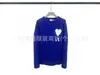 Suéter de Punto Jacquard con Patrón de Corazones Transfronterizo Clásico Cuello Redondo Jersey Holgado Casual Unisex Tendencia Marca Ropa Interior