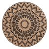 Ventas Directas de Fábrica Yute Estilo Bohemio Estilo Natural Tapete Aislante de Escritorio Tapete para Olla y Tazón Decoración de Mesa para Restaurante