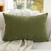 Fronha de chenille, cor creme, estilo nórdico, super macia, removível e lavável, formato retangular grande, adequada para sofás, camas e como travesseiro de apoio lombar, para vendas transfronteiriças