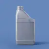 Contenedor de Aceite de Plástico HDPE de 4 Litros con Línea de Nivel de Líquido, Sellado y a Prueba de Fugas, Adecuado para Diésel, Gasolina, Aceite Lubricante y Anticongelante