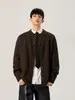 Suéter cárdigan CARPEM otoño/invierno estilo retro japonés estilo miu corto, holgado y versátil para hombres y mujeres