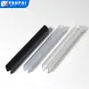 Tira Anticolisão Semicircular Tira Retentora de Água para Banheiro em Forma de D Tira de Vedação para Porta de Vidro Tira Impermeável para Fresta de Porta e Janela