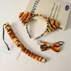 Halloween Animal conjunto de tres piezas para niños diadema con pinza Tigre Negro Leopardo Leopardo diadema de felpa al por mayor