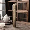 Quemador de incienso Sutra del Corazón, porta incienso de hilo antiguo, quemador de incienso rojo de bronce y sándalo, aromaterapia creativa de madera de agar para el hogar y el interior.