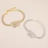 Joia de Moda Transfronteiriça Personalidade Versátil Brilhante Strass Design de Coração Múltiplas Fileiras Tornozeleira Acessórios de Joia para Praia