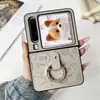 Funda Creativa de Dibujos Animados de Mickey para Teléfono Adecuada para Huawei Pocket 2, Pantalla Plegable de Cuero P50 Pocket, Linda