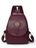Mochilas para Mujer al por Mayor Transfronterizas, Bolsos de PU para Mujer Versátiles de Moda, Mochilas Preferidas para Exportación para Viajes Diarios y Estilo Vintage, Dropshipping