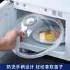 Tapa para Calentar Horno de Microondas, Cubierta a Prueba de Aceite, Cubierta Transparente Redonda de Plástico para Calentar, Cubierta con Asa para Conservar Frescura, Cubierta Aislante, Cubierta Especial
