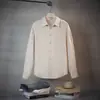 Andre Cross-Border Amazon 2025 Outono Novo Camisa Masculina Europeia e Americana de Manga Longa Listrada Casual Camisa de Exportação