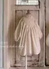 Vestido Estilo Coreano para Niña con Adorno de Encaje, Cuello de Muñeca, Mameluco Blanco, Vestido de Princesa Versátil para Bebés, Conjuntos Coordinados para Hermanas