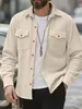 Cárdigan de punto para hombre, nuevo, con cuello alto y botones, manga larga, ropa de abrigo, moda casual, color liso, versátil, chaqueta de ropa para hombre