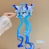 Presilha de Cabelo Fofa Infantil Coelho Policial Adereço de Cabeça Menininha Orelhas de Coelho Zootopia Chapéu com Laço Presilha Acessórios de Cabelo