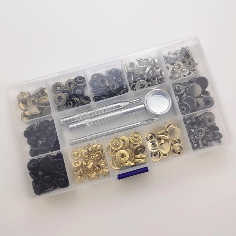 60套5色12.5mm四合扣6