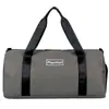 Esportes Fitness Bag Feminino Yoga Bag seco e molhado sapatos separados Shoulder Bag Training Bag Cilindro Short Distance Portable Travel Bag