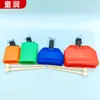 Adereços de Performance para Jardim de Infância Gong Quadrado de Plástico Sino de Vaca Gong de Tom Alto e Baixo Acessórios para Tambor Gong de Tambor