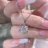 Collar Estrella Brillante para Mujer Lujo Ligero de Moda Elegante Colgante de Alto Grado Versátil Cadena para Clavícula Sonriente Venta al por Mayor